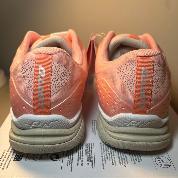 Lotto Women's 9.5 Pink Athletic Sneakers Sportcore Cleanfit - Picture 2 of 8